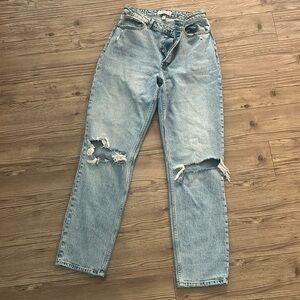 Abercrombie The Dad High Rise Curve Love 29 size 8 LONG